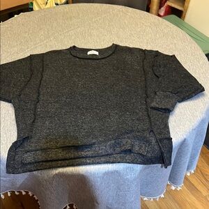 Zenana Charcoal Knit Top